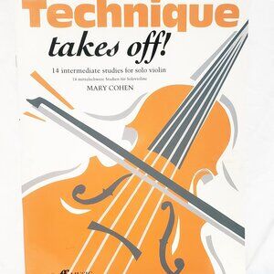 Technique takes off 14 Intermediate Studies Solo Violin Sheet Music Faber 1992